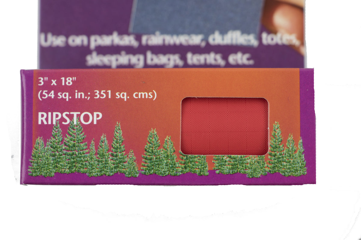 thumbnail image 2 of Outback Nylon Repair Tape - Waterproof Adhesive Strip For Tent & Tarp (Red, 6x18 Cm) 2 of 6