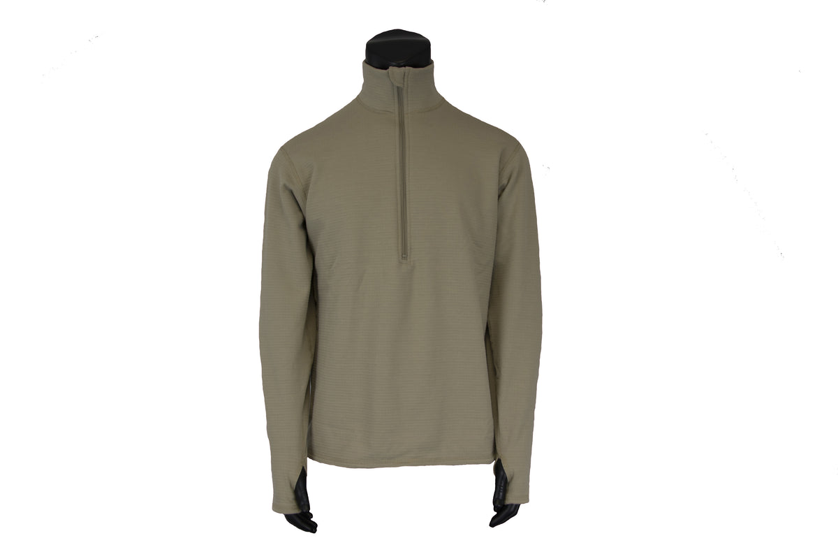 FR Level 3 Men&#39;s Stretch Fleece Half Zip W/ Thumb Cuffs